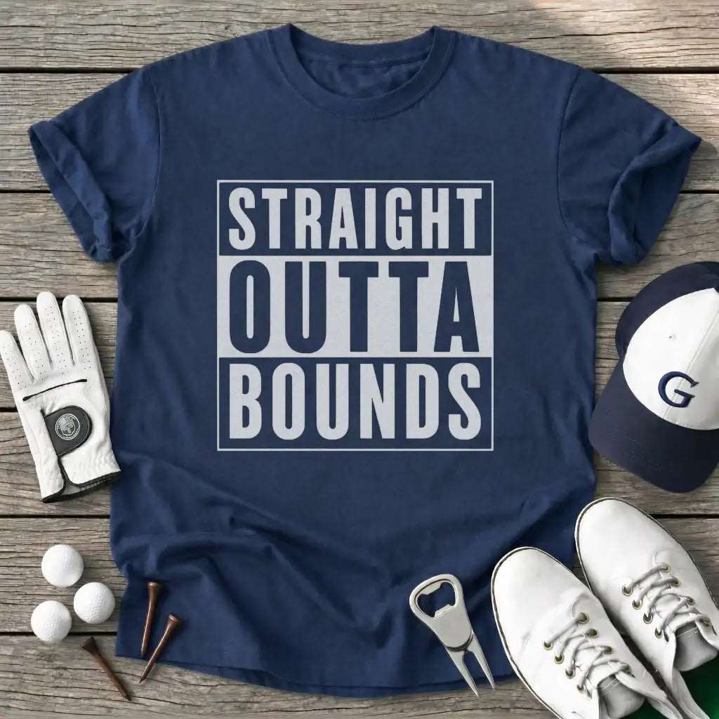 Navy / S Straight Outta T-Shirt