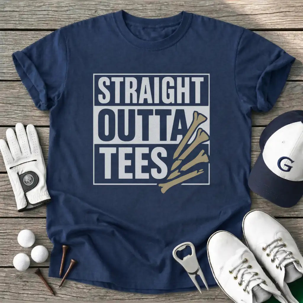 Navy / S Straight Outta Tees T-Shirt