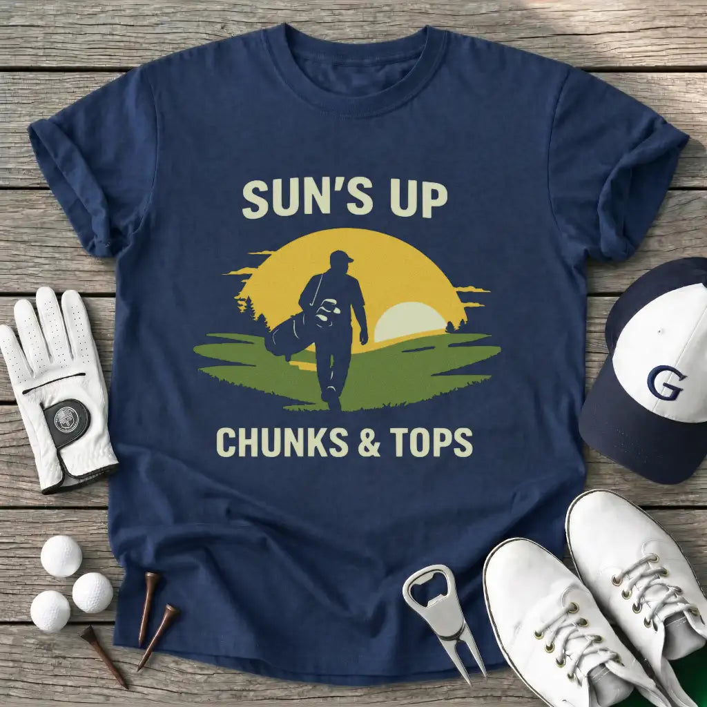 Navy / S Suns Chunks Tops T-Shirt