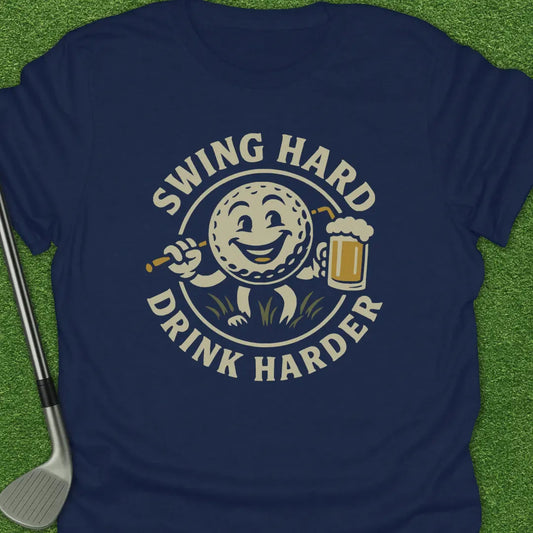 Navy / S Swing Hard Drink T-Shirt