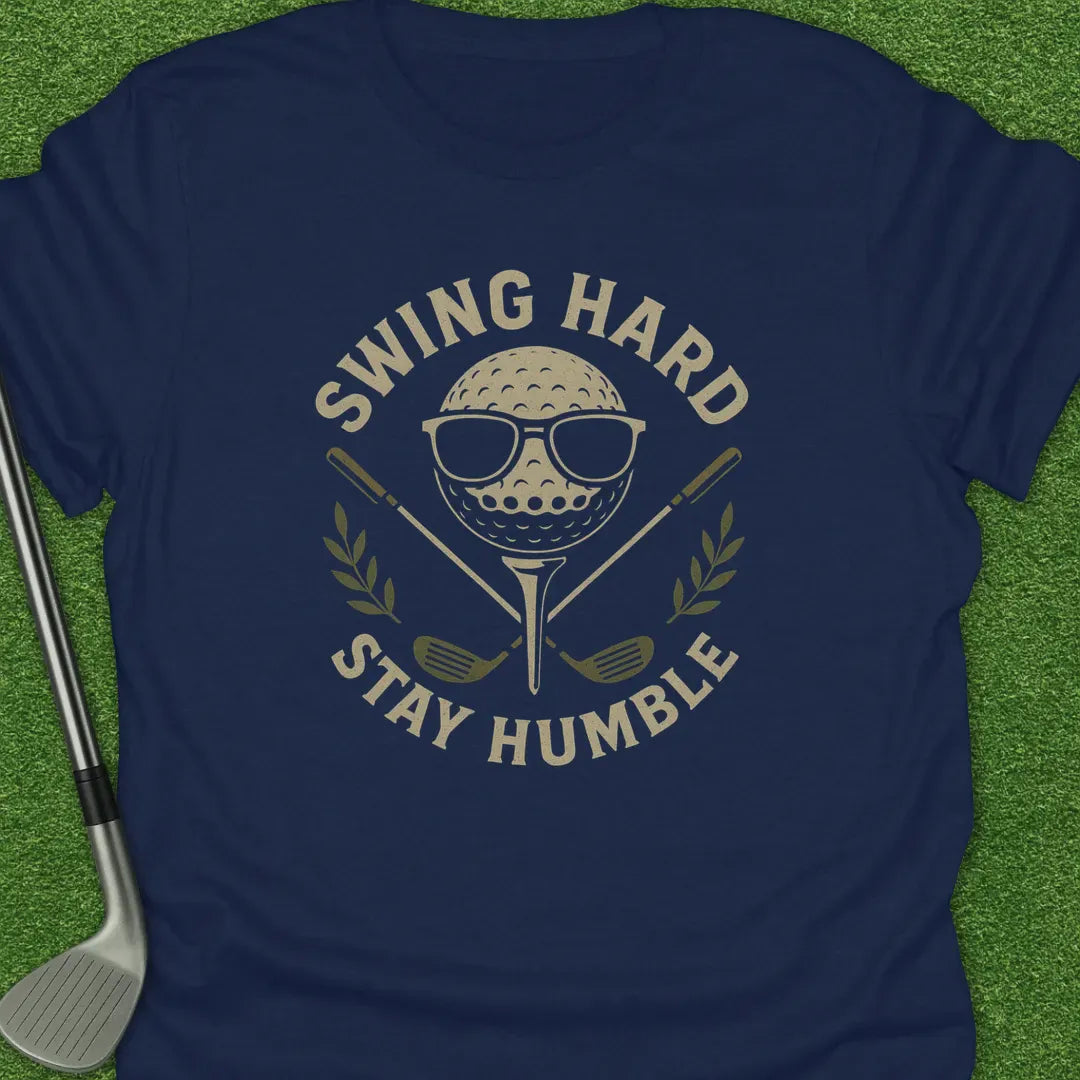 Navy / S Swing Hard Stay T-Shirt