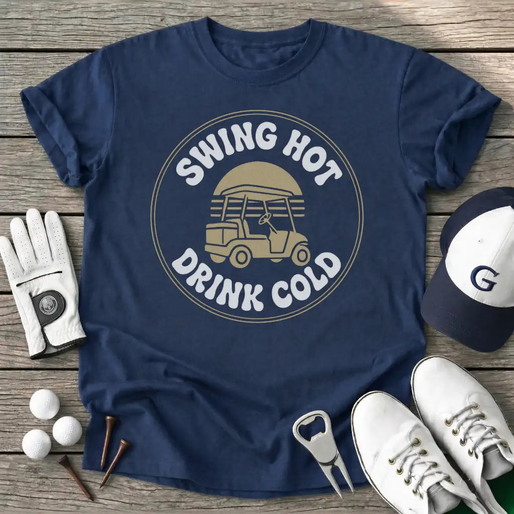 Navy / S Swing Hot Drink Cold T-Shirt