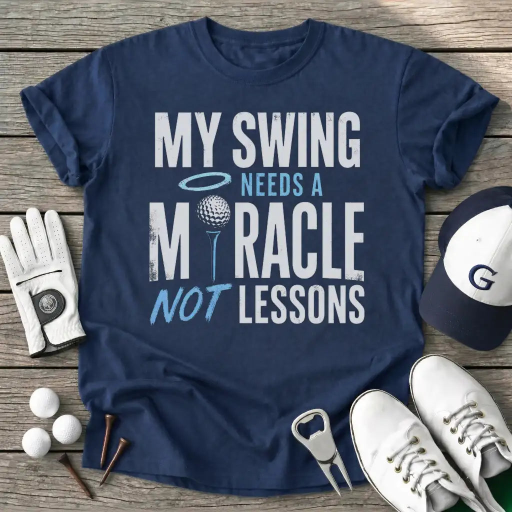 Navy / S Swing Needs Miracle T-Shirt