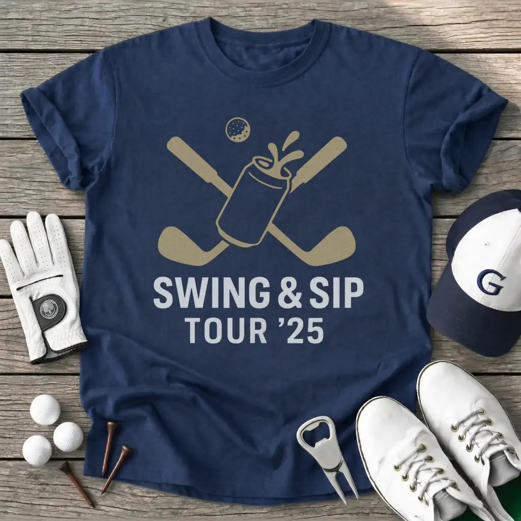 Navy / S Swing Sip Tour T-Shirt