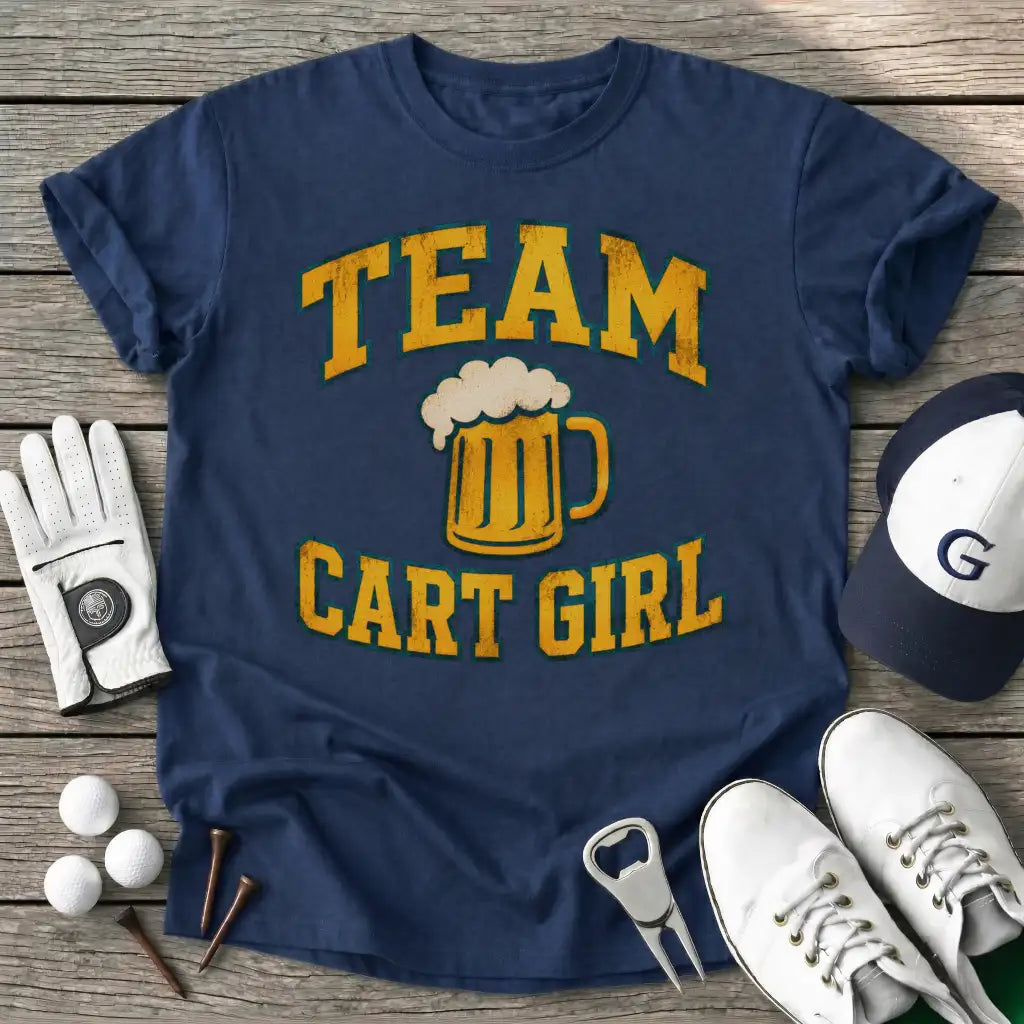 Navy / S Team Cart Girl T-Shirt