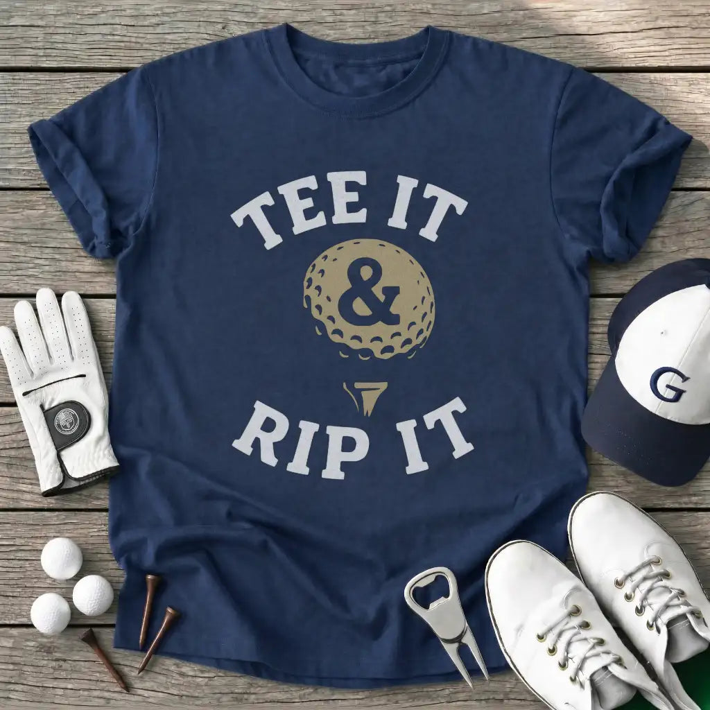 Navy / S Tee Rip T-Shirt