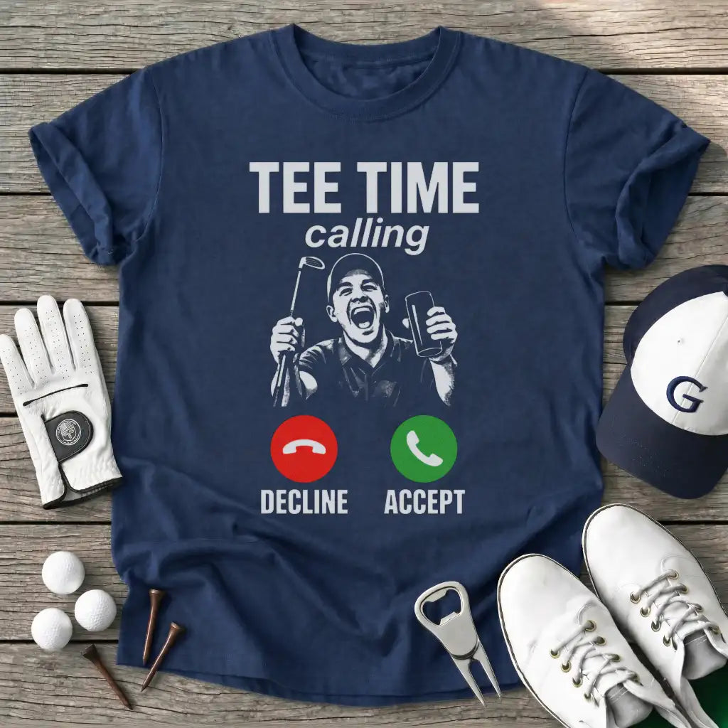 Navy / S Tee Time Calling T-Shirt