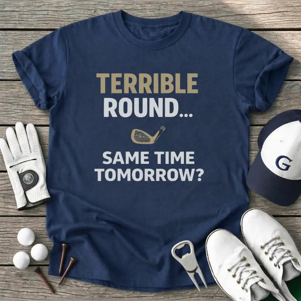 Navy / S Terrible Round Same T-Shirt