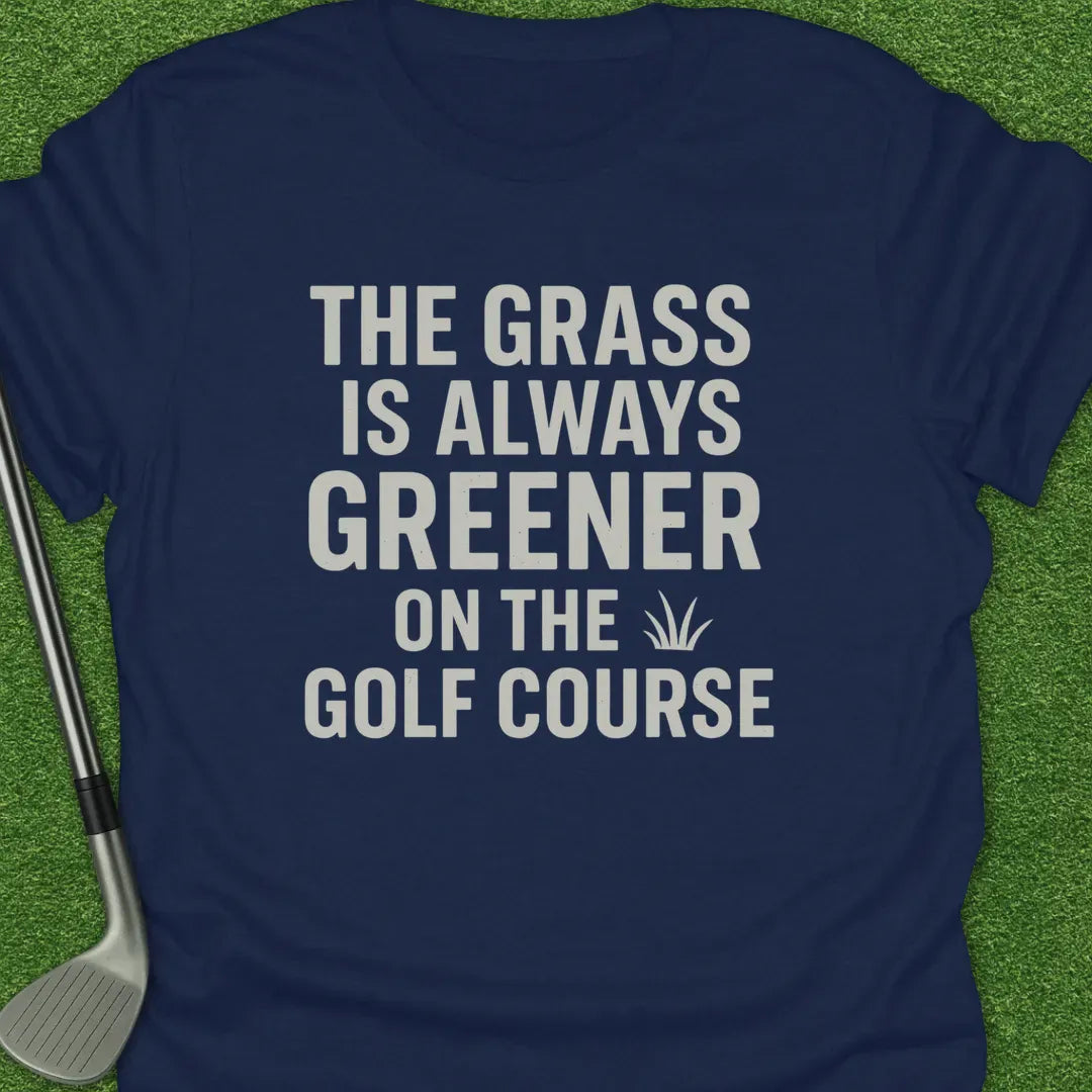Navy / S The Grass Always T-Shirt