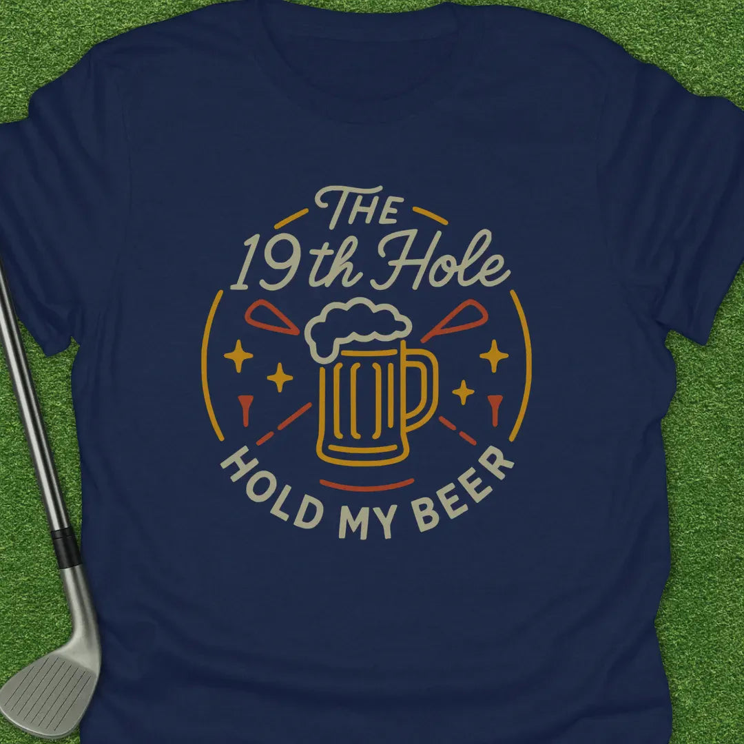 Navy / S The Hole Hold Beer T-Shirt