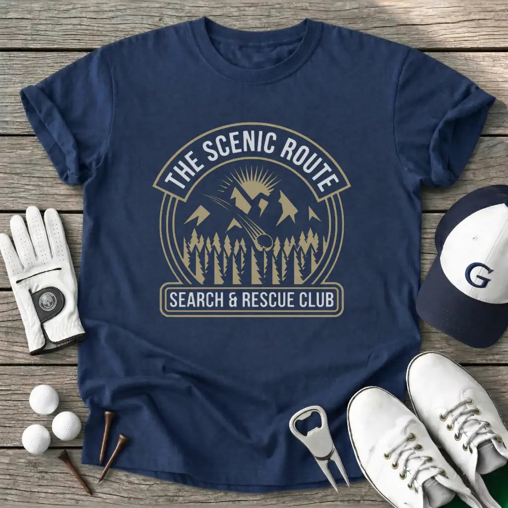 The Scenic Route T-Shirt in Navy