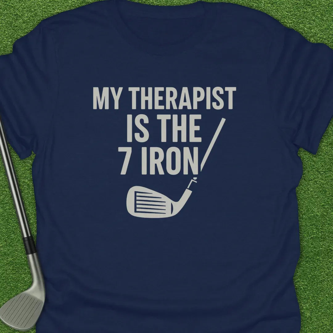 Navy / S Therapist The Iron T-Shirt