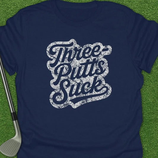Navy / S Threeputts Suck T-Shirt