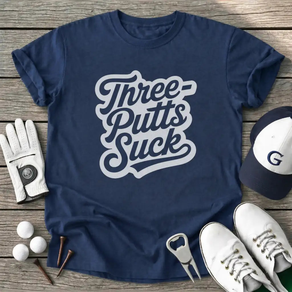 Navy / S Threeputts Suck T-Shirt