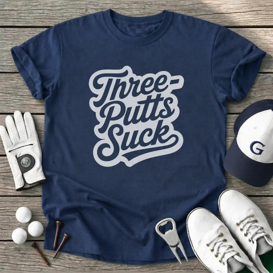 Navy / S Threeputts Suck T-Shirt