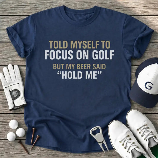 Navy / S Told Myself Focus T-Shirt