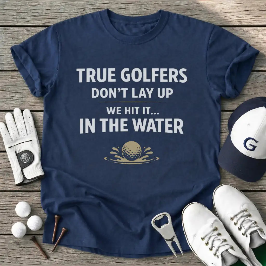 Navy / S True Golfers Dont T-Shirt