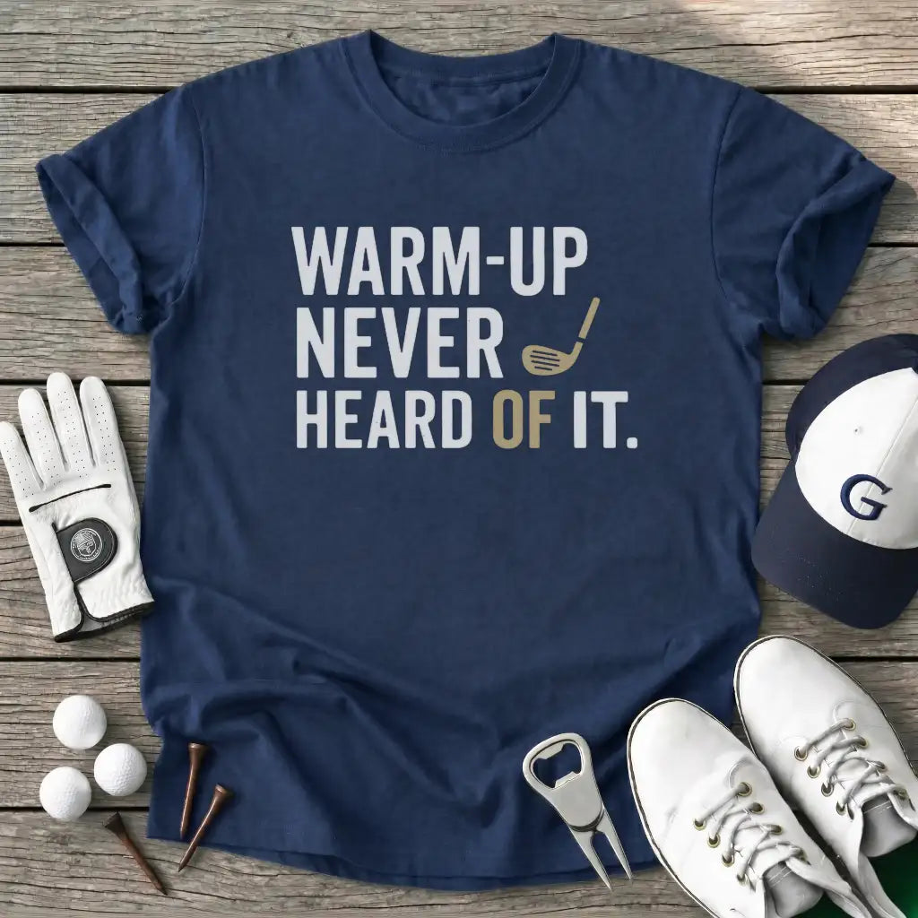 Navy / S Warmup Never Heard T-Shirt
