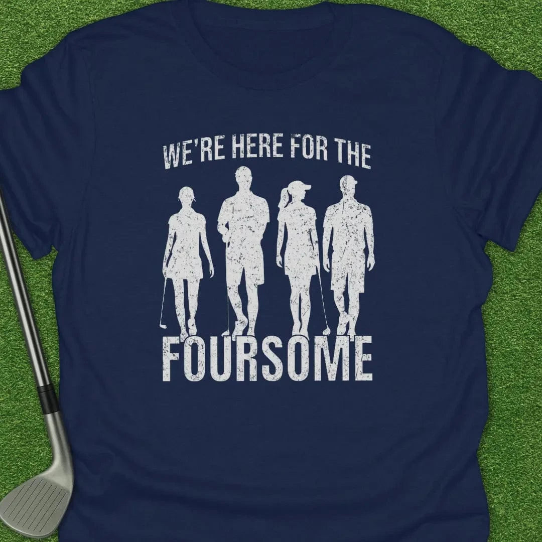 Navy / S Were Here For The T-Shirt