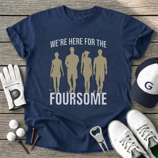 Were Here For The T-Shirt in Navy