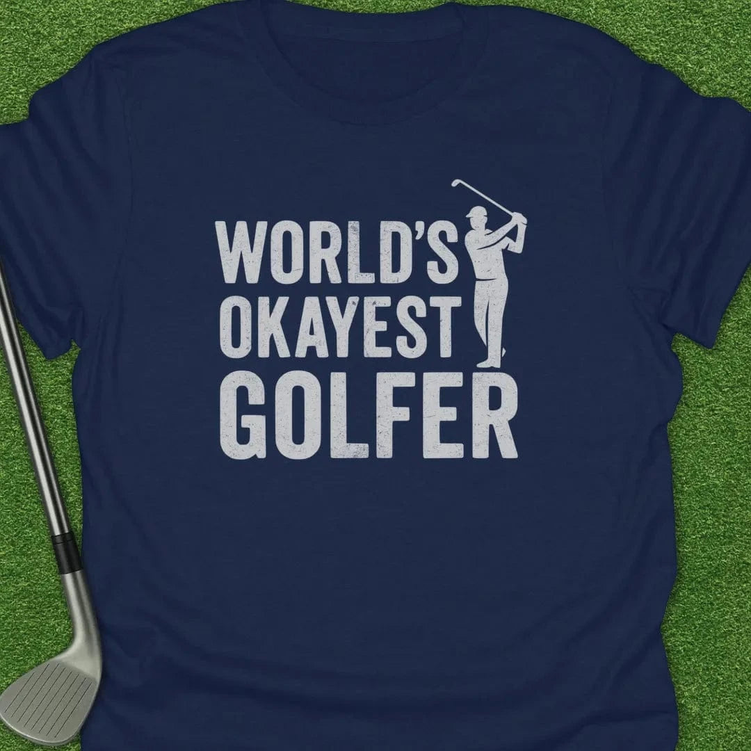 Navy / S Worlds Okayest T-Shirt