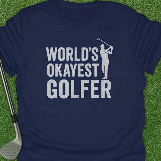 Navy / S Worlds Okayest T-Shirt