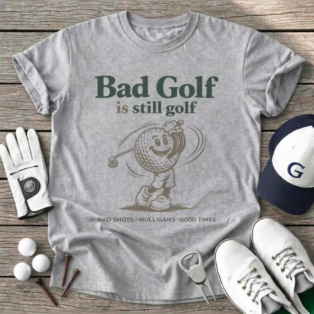 Bad Golf Still Golf T-Shirt in Sport Grey