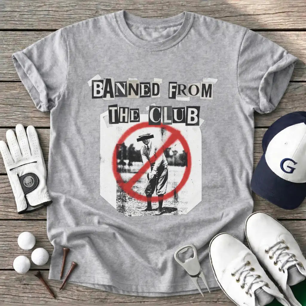 Sport Grey / S Banned From The Club T-Shirt