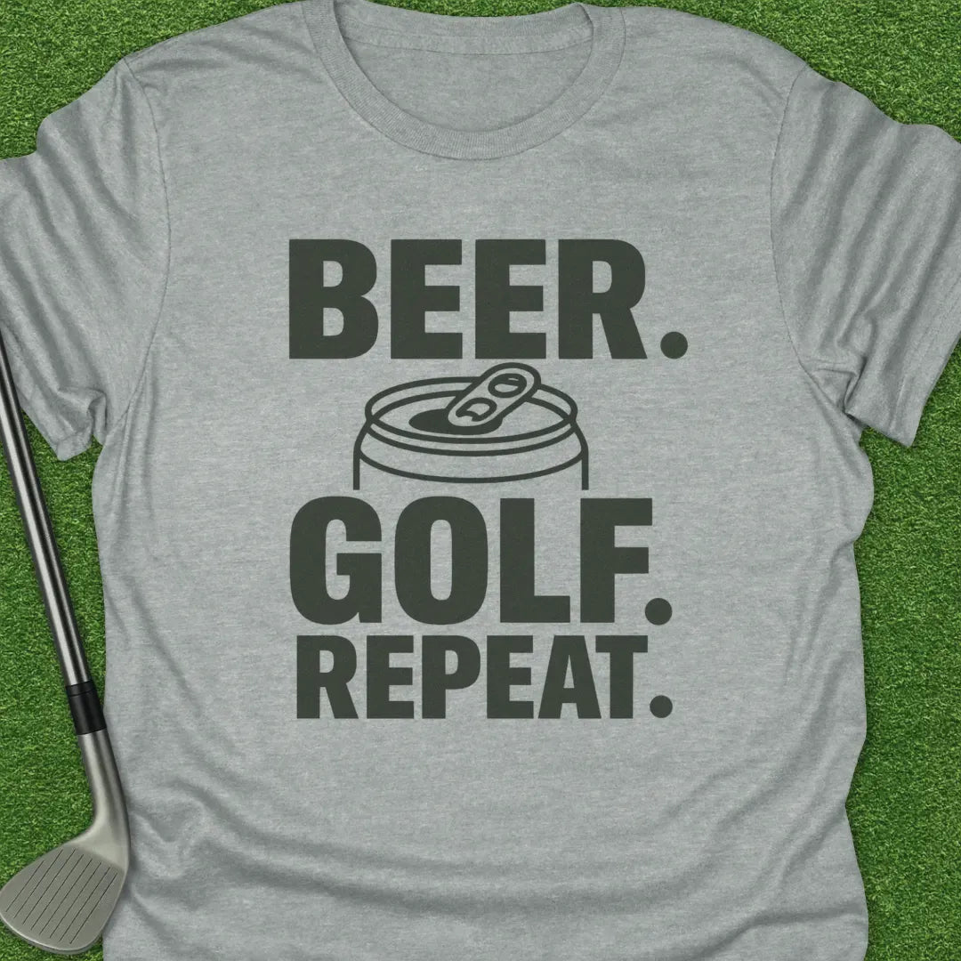 Sport Grey / S Beer Golf Repeat T-Shirt