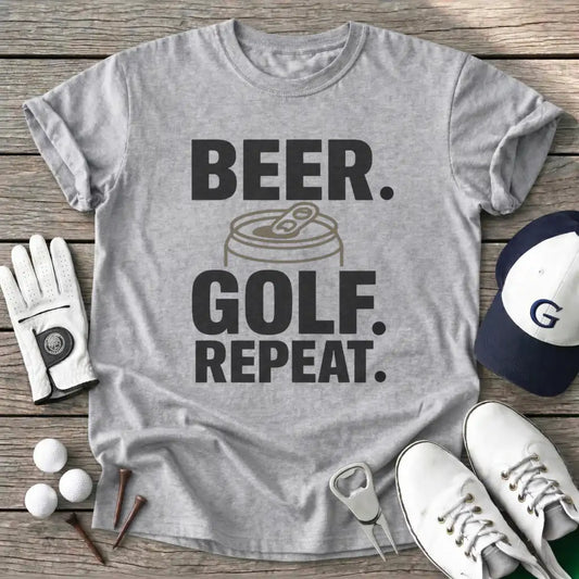 Sport Grey / S Beer Golf Repeat T-Shirt