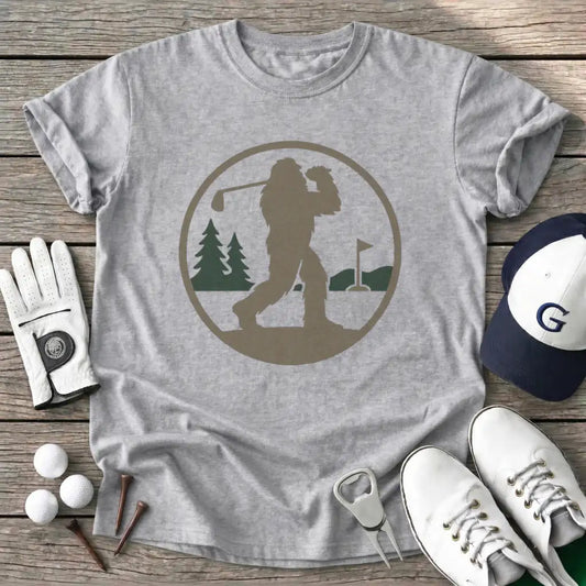 Sport Grey / S Bigfoot Golfing T-Shirt