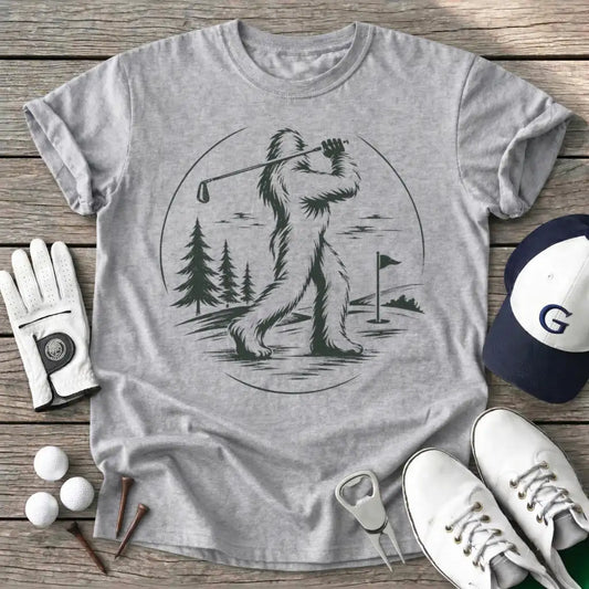 Sport Grey / S Bigfoot Golfing T-Shirt