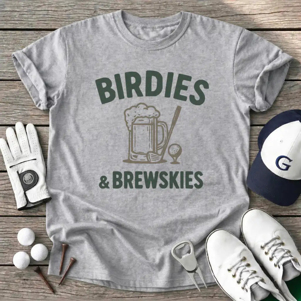 Sport Grey / S Birdies Brewskies T-Shirt