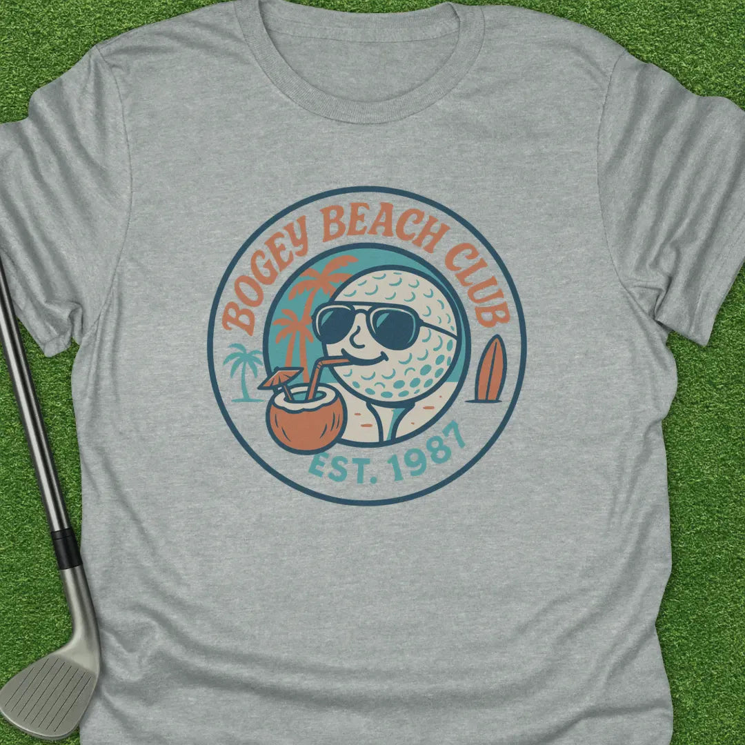 Sport Grey / S Bogey Beach Club Est T-Shirt