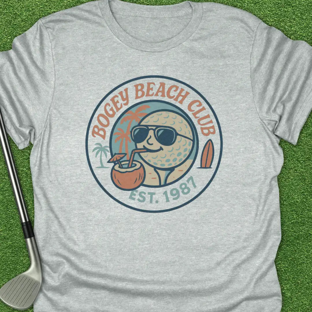 Sport Grey / S Bogey Beach Club Est T-Shirt