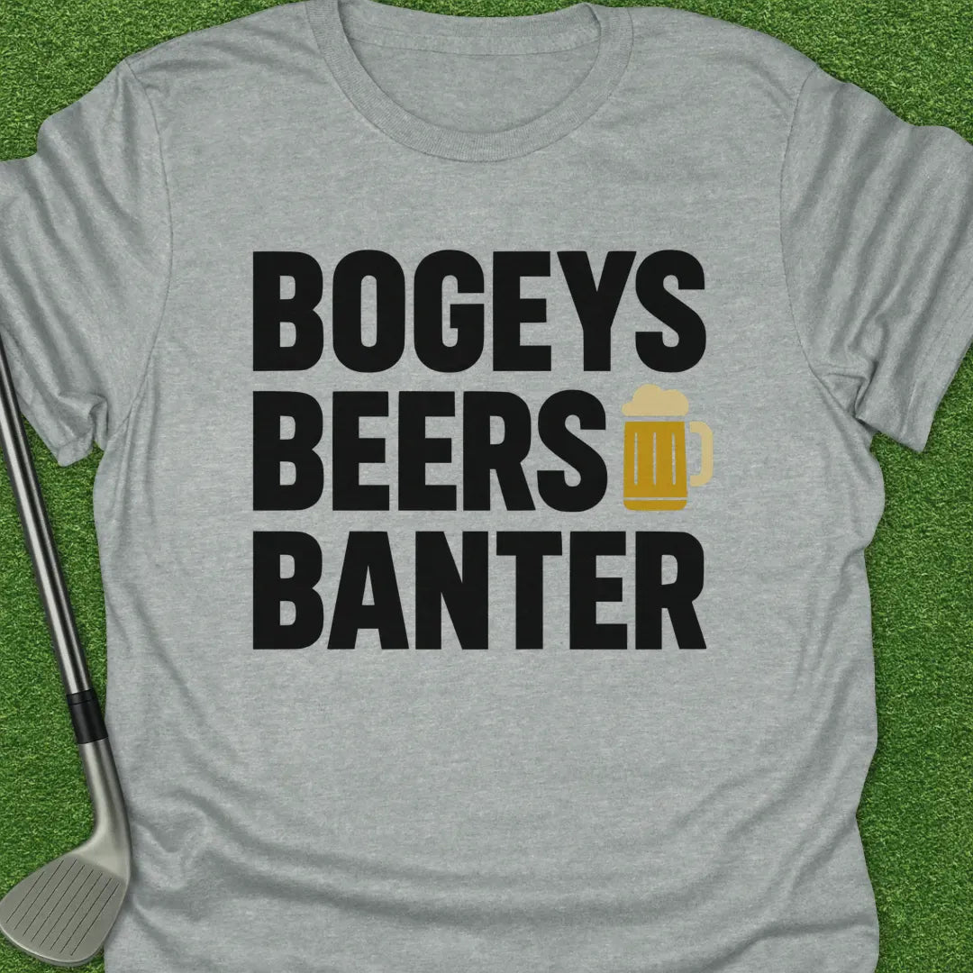 Sport Grey / S Bogeys Beers Banter T-Shirt