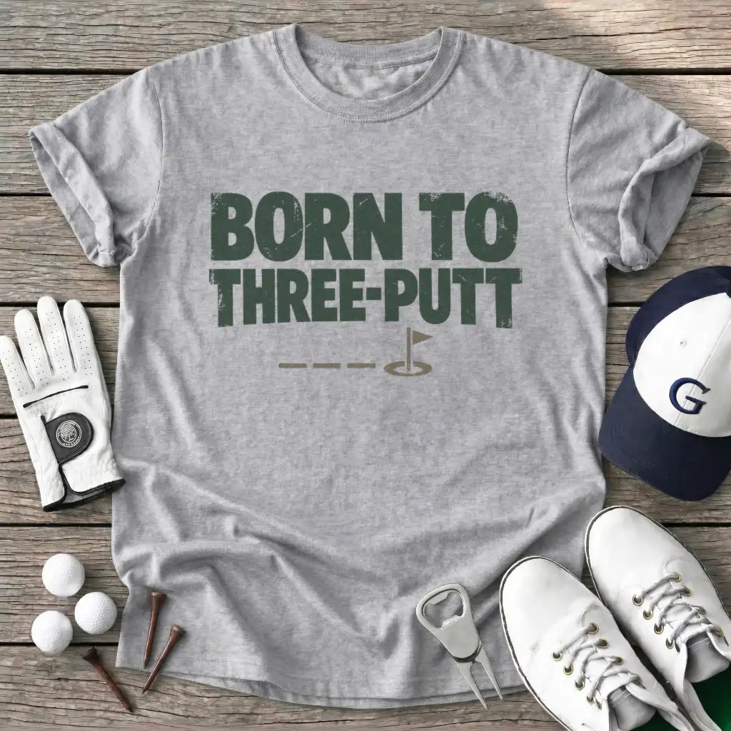 Sport Grey / S Born Threeputt T-Shirt