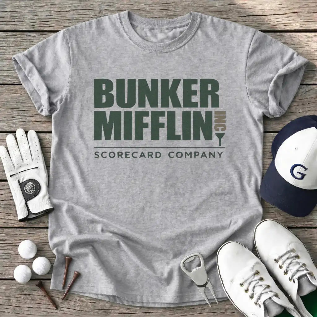 Sport Grey / S Bunker Mifflin Inc T-Shirt