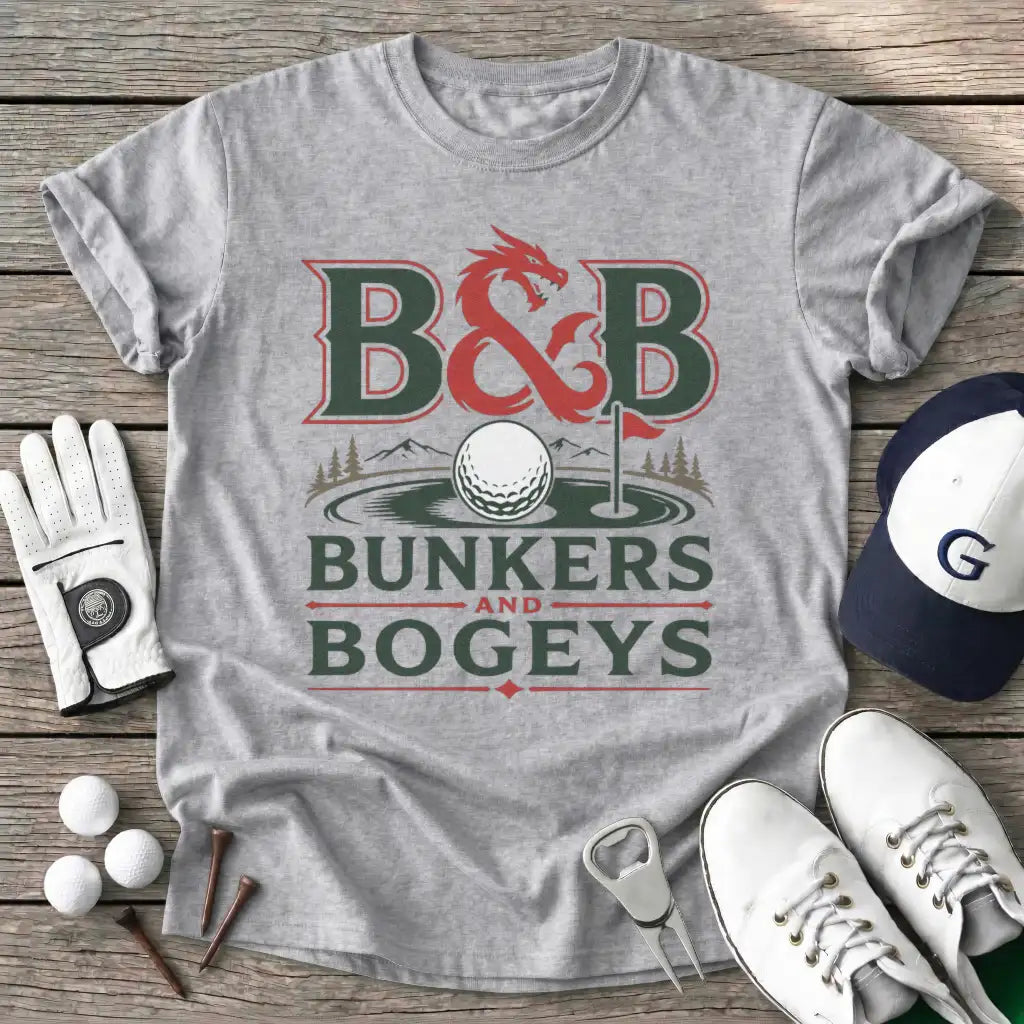 Sport Grey / S Bunkers Bogeys T-Shirt
