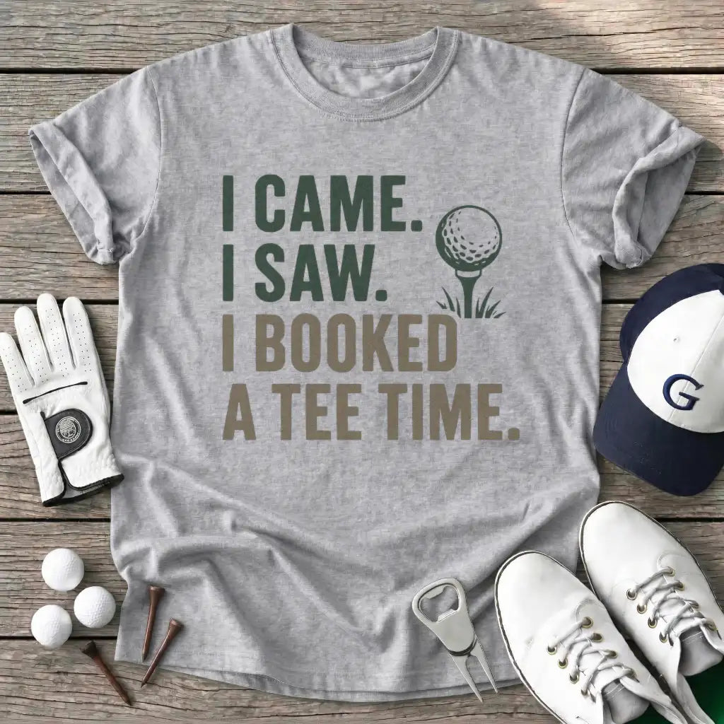 Sport Grey / S Came Saw Booked Tee T-Shirt