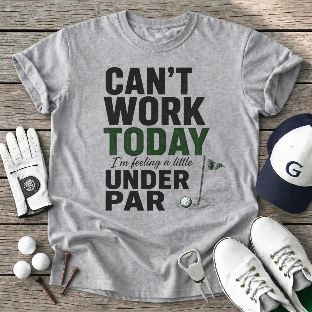 Sport Grey / S Cant Work Today T-Shirt