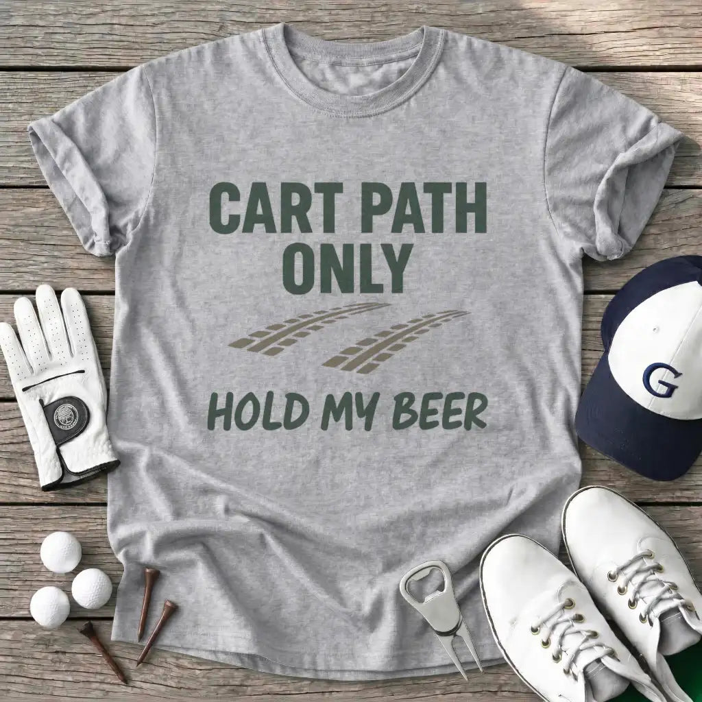 Sport Grey / S Cart Path Only Hold T-Shirt