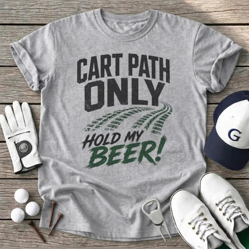 Sport Grey / S Cart Path Only Hold T-Shirt