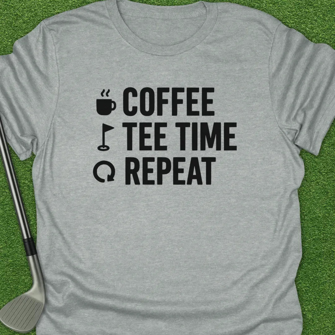 Sport Grey / S Coffee Tee Time T-Shirt