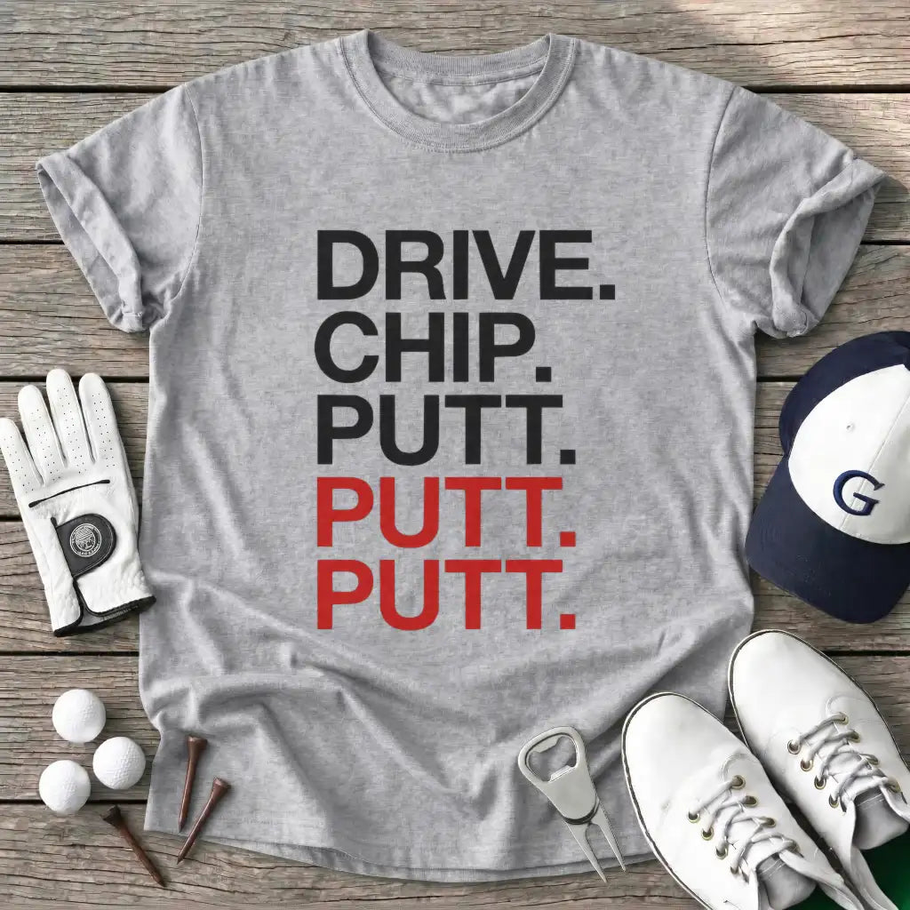 Sport Grey / S Drive Chip Putt T-Shirt