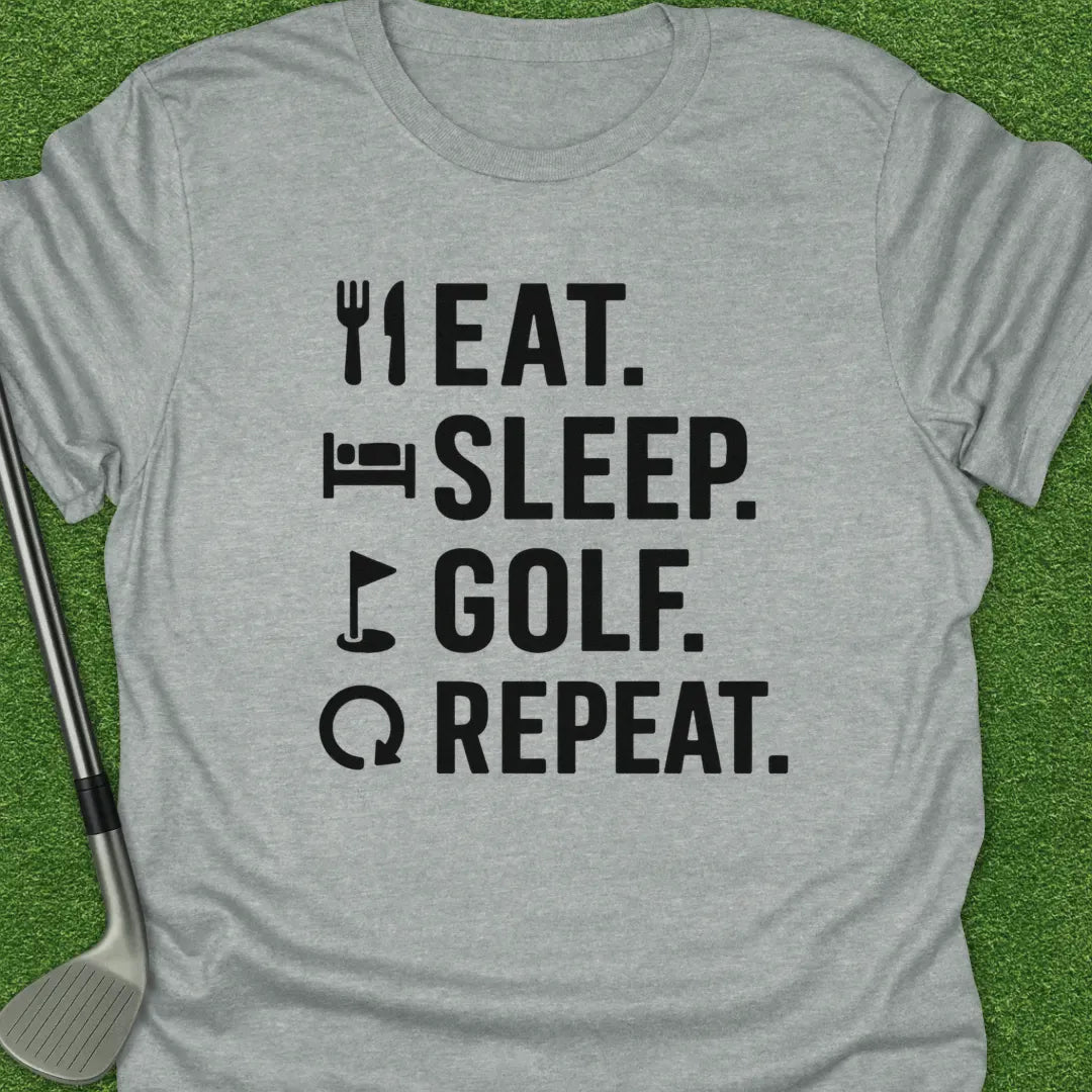 Sport Grey / S Eat Sleep Golf T-Shirt