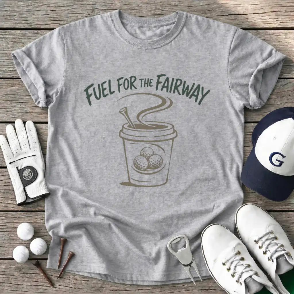 Sport Grey / S Fuel For The Fairway T-Shirt
