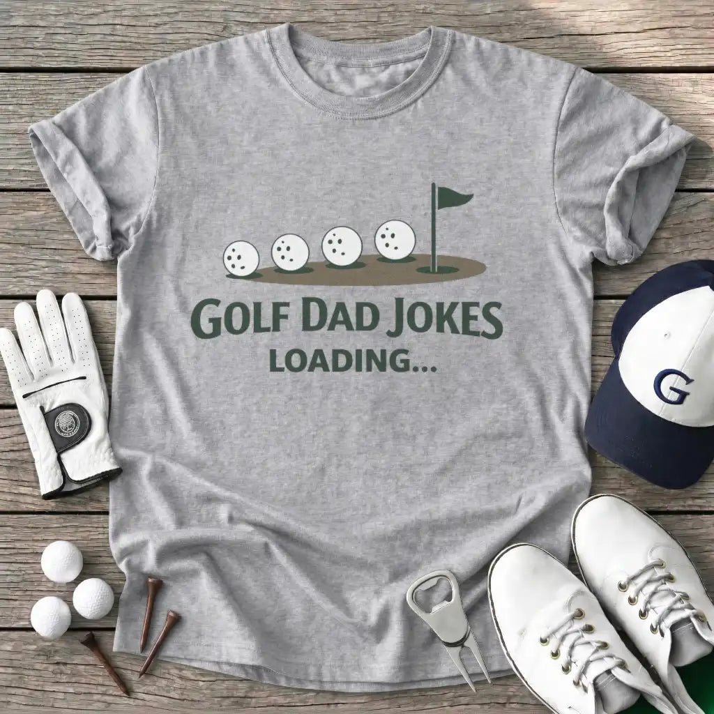 Sport Grey / S Golf Dad Jokes T-Shirt