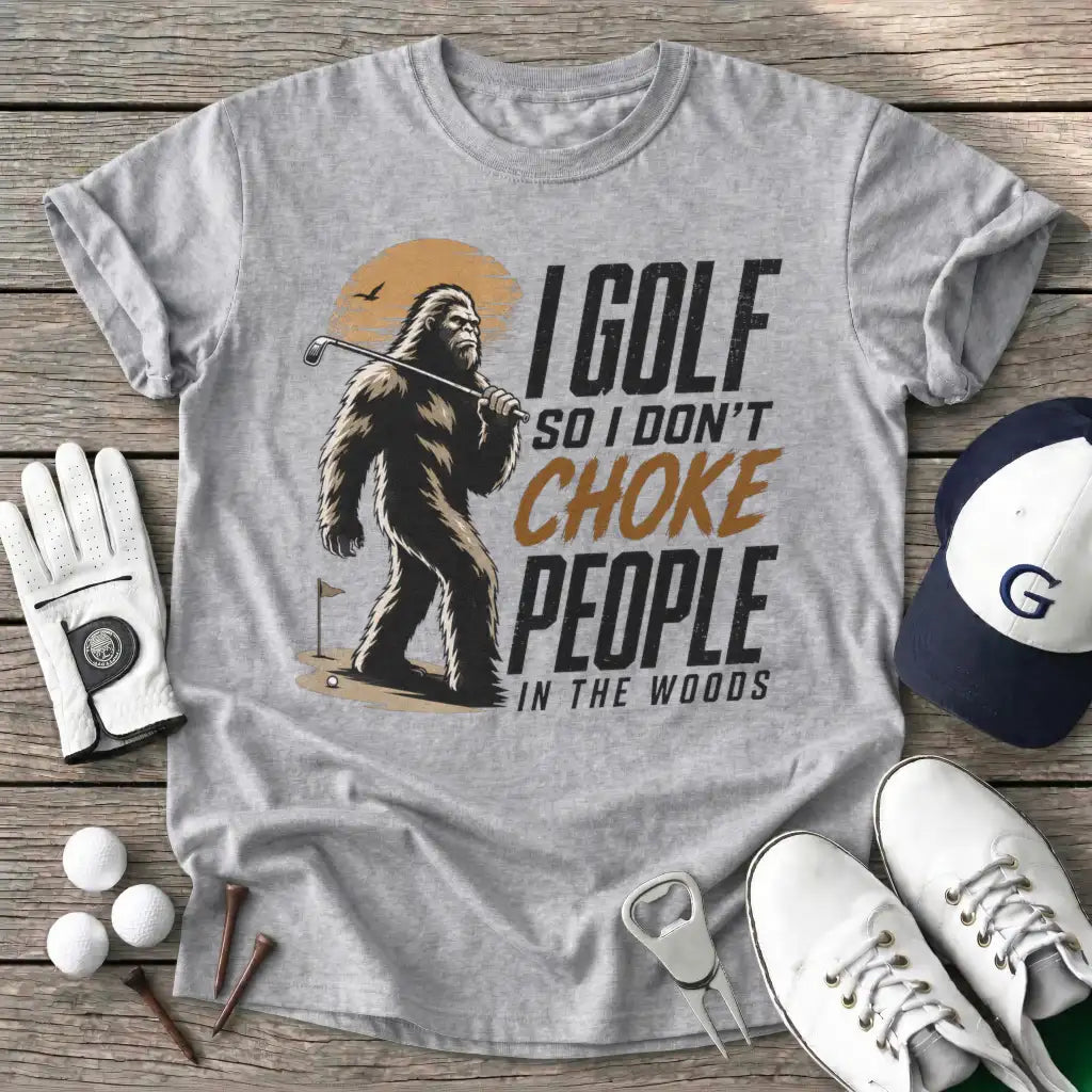 Sport Grey / S Golf Dont Choke T-Shirt