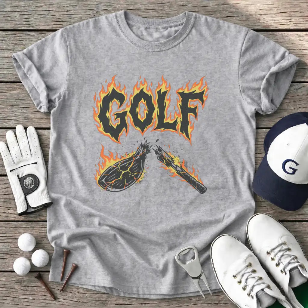 Sport Grey / S Golf Fire T-Shirt